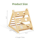 Set de catarat 3in1 pentru copii mici, triunghi de catarat cu 3 laturi, Montessori/Pikler din lemn