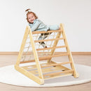 Set de catarat 3in1 pentru copii mici, triunghi de catarat cu 3 laturi, Montessori/Pikler din lemn